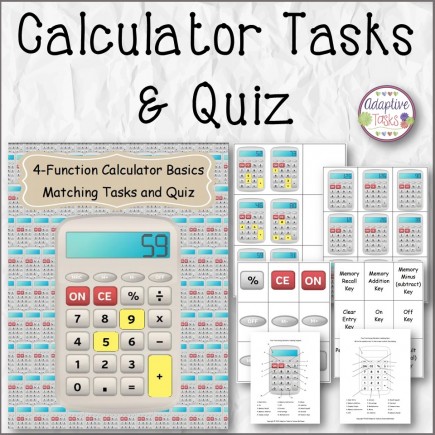 Calculator Tasks and Quiz